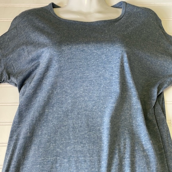 LLR Blue Speckled  Irma Tunic Top-0173 - Picture 10 of 11